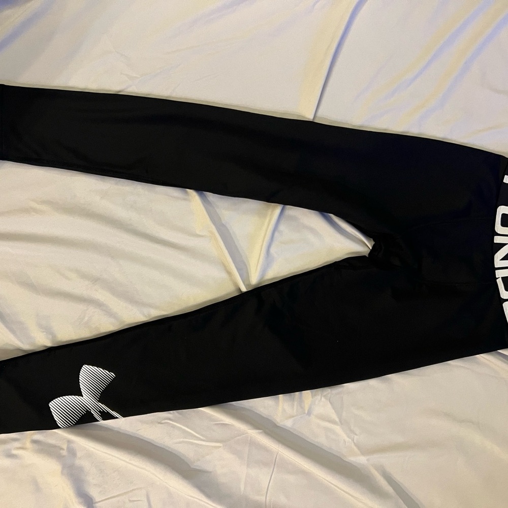 Under Armour Kids Black and White Leggings